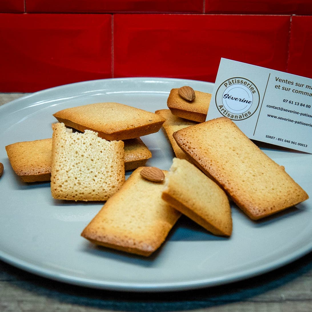 Financier à la farine de châtaigne